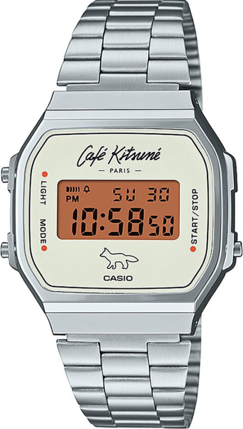 Vintage Limited A168WECK-7AER - Digital - Sølv - Unisex - Rustfritt stål - ledd m/pin - Mineral