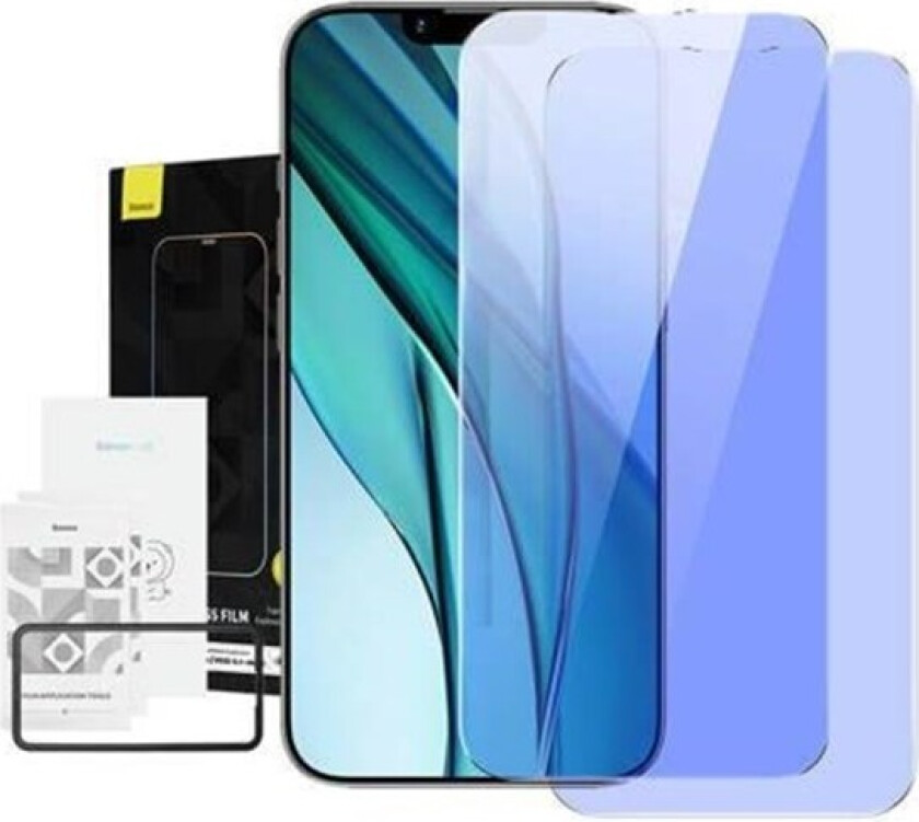 Tempered Glass Anti-blue light 0.3mm for iPhone 14/13/13 Pro (2pcs)