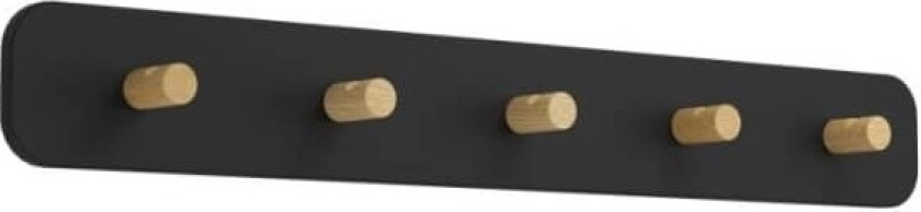 Civitate, Overflatebehandlet, Rektangel, 1 ampuller, Ikke-utskiftbare pærer, 3000 K, Sort, Brun