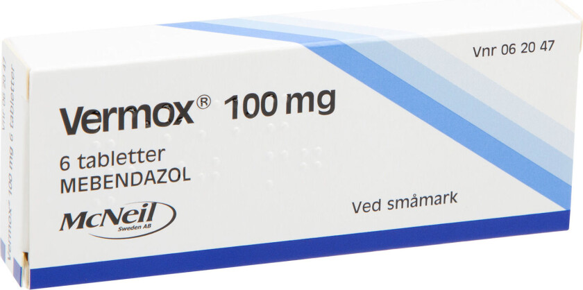 Tabletter 100mg, 6 stk.