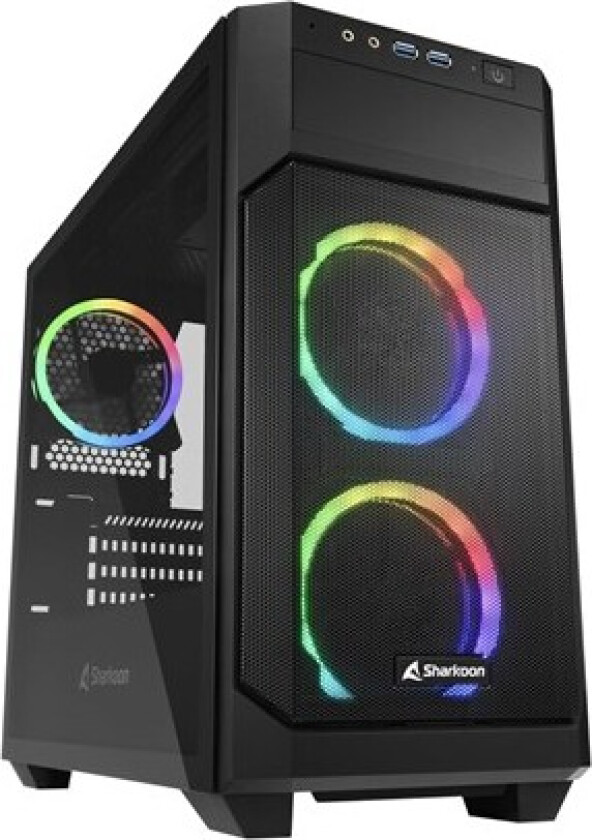 V1000 RGB - microATX - Kabinett - Tower - Svart