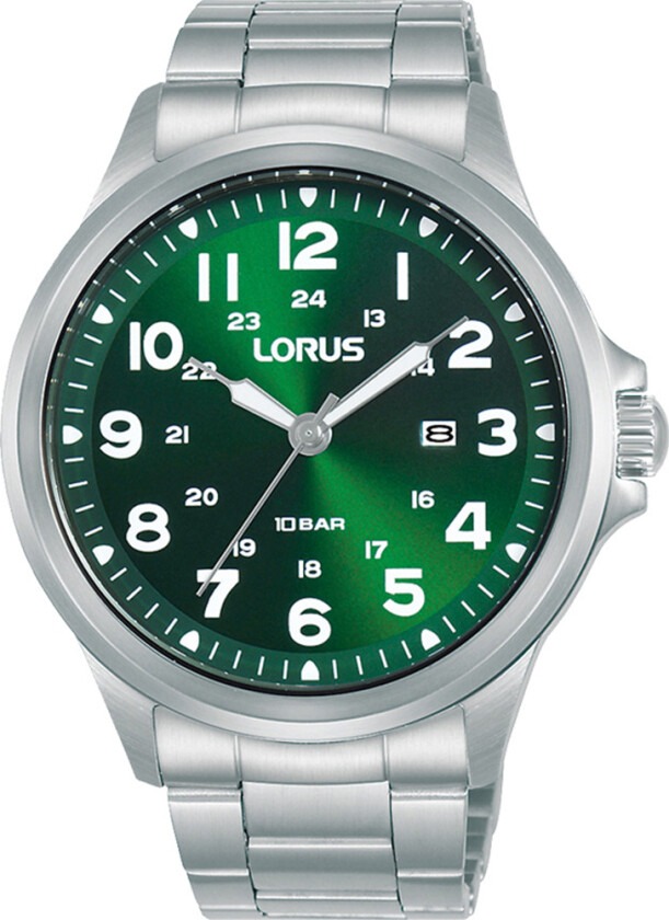 Mens RH995NX9 - Kvarts - Sølv - Herreklokker - Rustfritt stål - ledd m/pin - Mineral