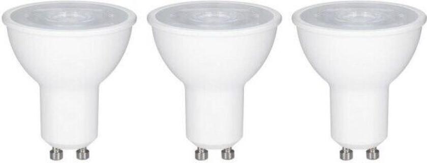 28784 LED-indbygningslys Sæt med 3 stk. EEK: G (A - G) LED (RGB) GU10 19.5 W Hvid