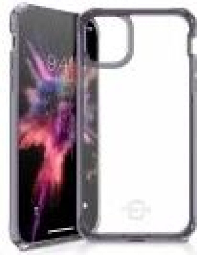 ITSKINS HYBRID CLEAR cover til iPhone 11 Pro / XS / X®. Lys lilla og gennemsigtig