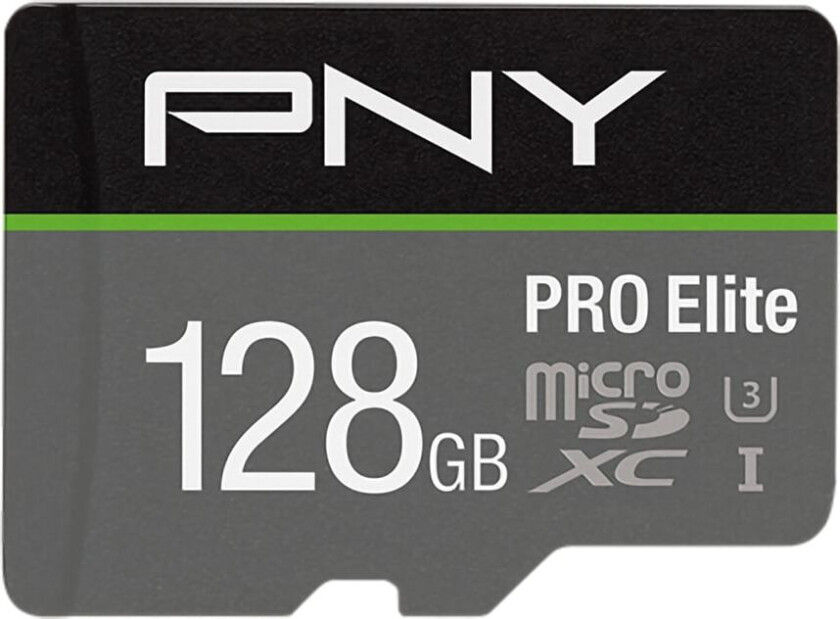 PRO Elite - Flashminnekort (microSDXC til SD-adapter inkludert) - 128 GB - A1 / Video Class V30 / UHS-I U3 / Class10 - microSDXC UHS-I