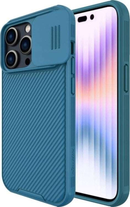 Nillkin iPhone 14 Pro Deksel CamShield Blå