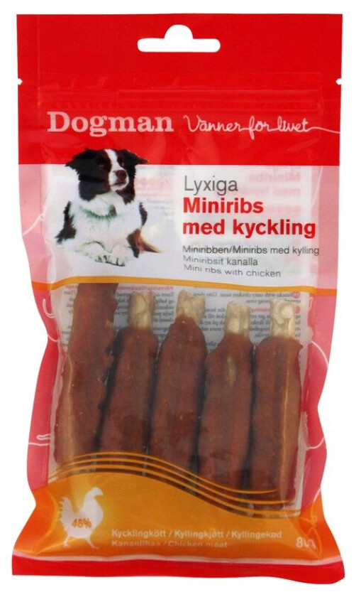 Miniribs med Kyckling 80g