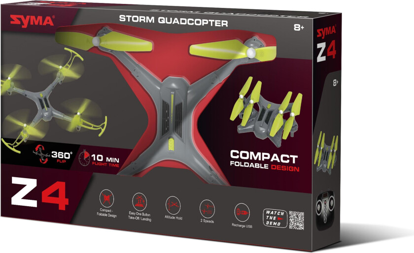 Syma Radiostyrt Quadcopter - Z4 Storm