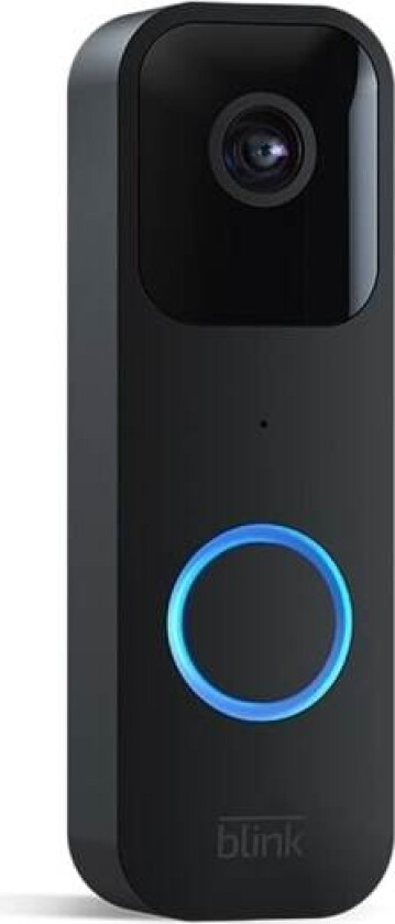 Smart Wifi Video Doorbell– Wired/Battery Operated - Black