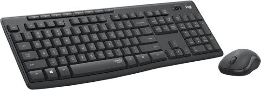 MK295 Silent - keyboard and mouse set - Italian - graphite - Tastatur & Mussett - Italiensk - Svart