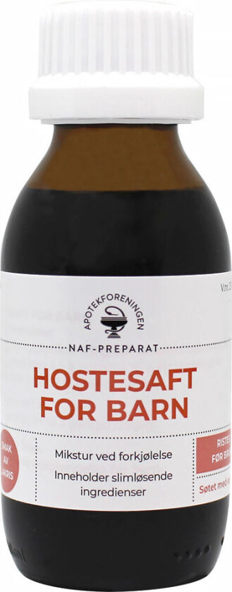 Hostesaft for barn mikstur, 100 ml.
