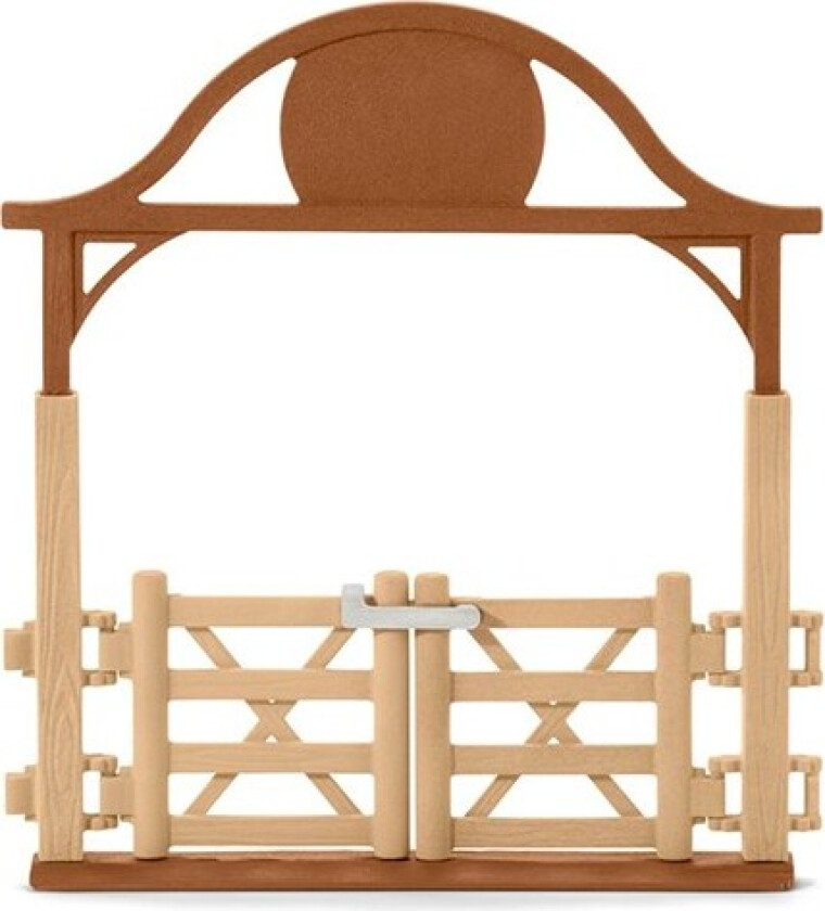 Paddock with entry gate