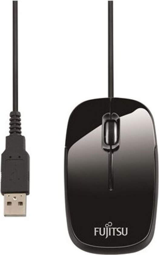 M420NB - mouse - USB 2.0 - Mus - Optisk - 3 knapper - Svart