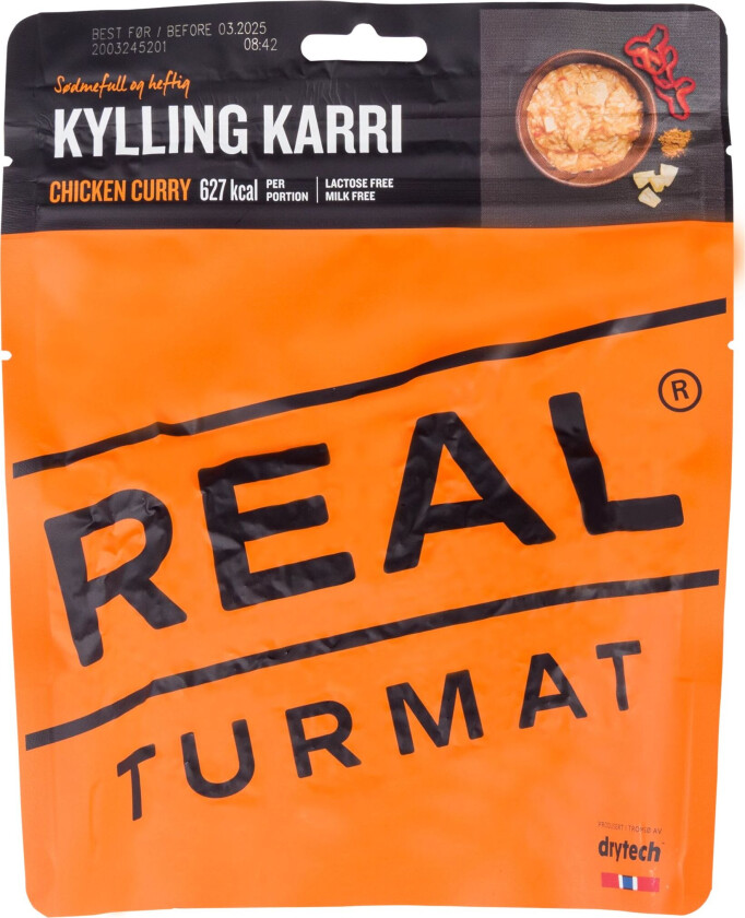 Real Turmat Real Turmat Kylling Karri 500gr