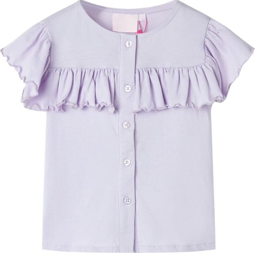 T-skjorte for barn lilla 104