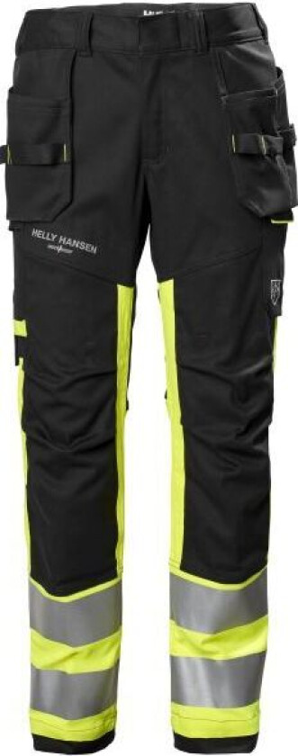 Bilde av Fyre Arbeidsbukse svart/Hi-Vis gul Størrelse D116