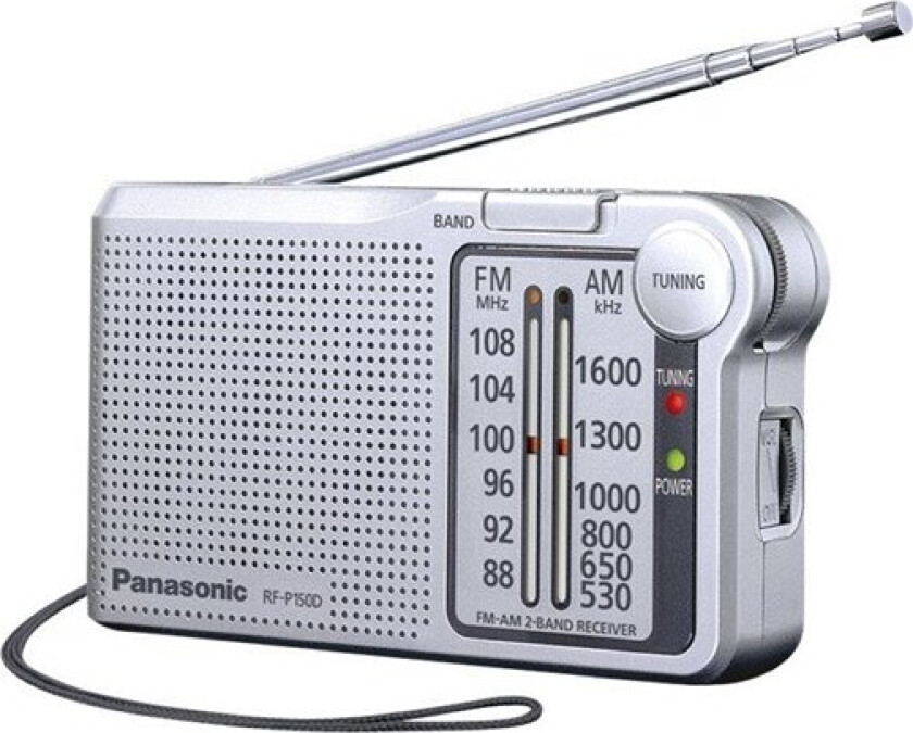 RF-P150DEG-S Private Radio Silver - AM/FM - Mono