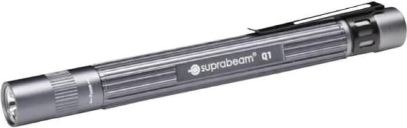 Q1 SUPRABEAM Q1 Penlight Batteridrevet LED (RGB) 14.2 cm Grå