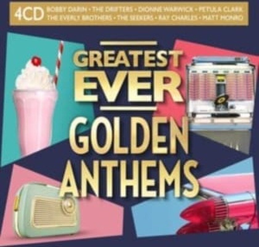 Various Artists : Greatest Ever Golden Anthems CD Box Set 4 discs (2020)