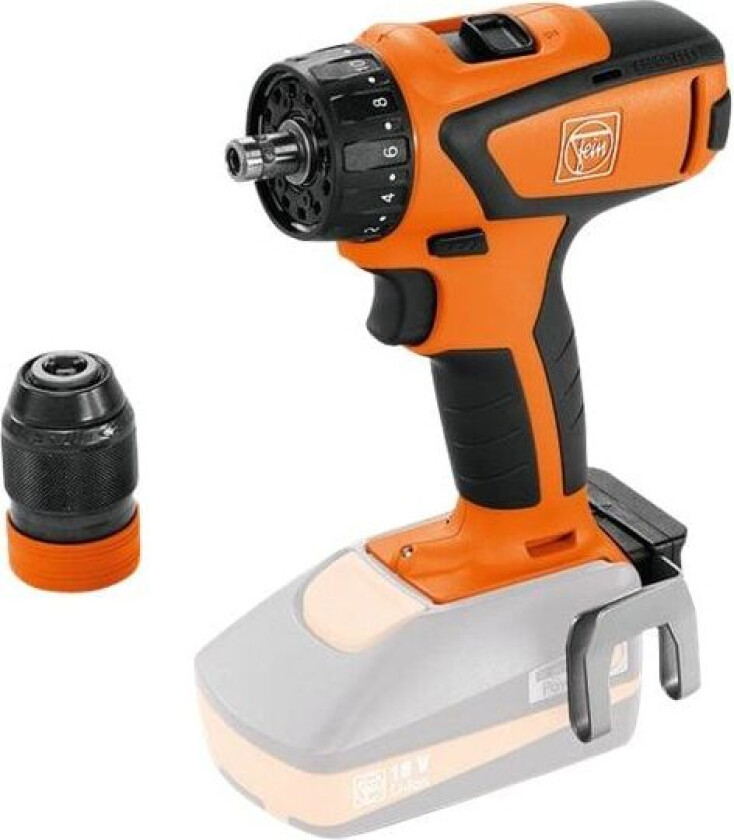 ASCM 18 QSW SELECT - Drill/driver - trådløs - 4 hastigheter - 40 N·m - uten batteri - 12 - 18 V - Uten batteri og opplader