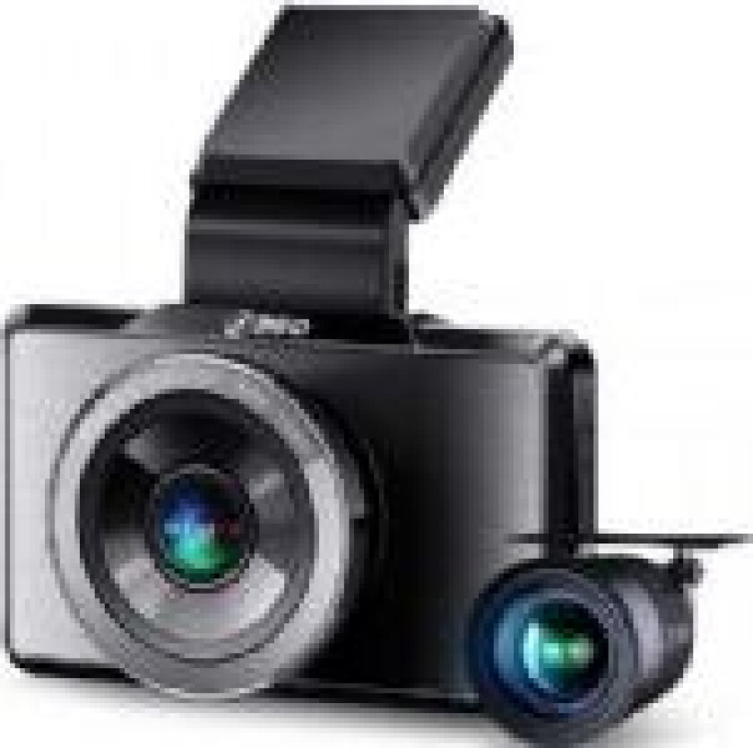 Smart Premium Video Recorder G500H, Built-in WiFi GPS Front 2K FHD, Rear 1080P Camera, 160° Wide Angle, Color Night Vision, 24 Hours in motion detection parking mode