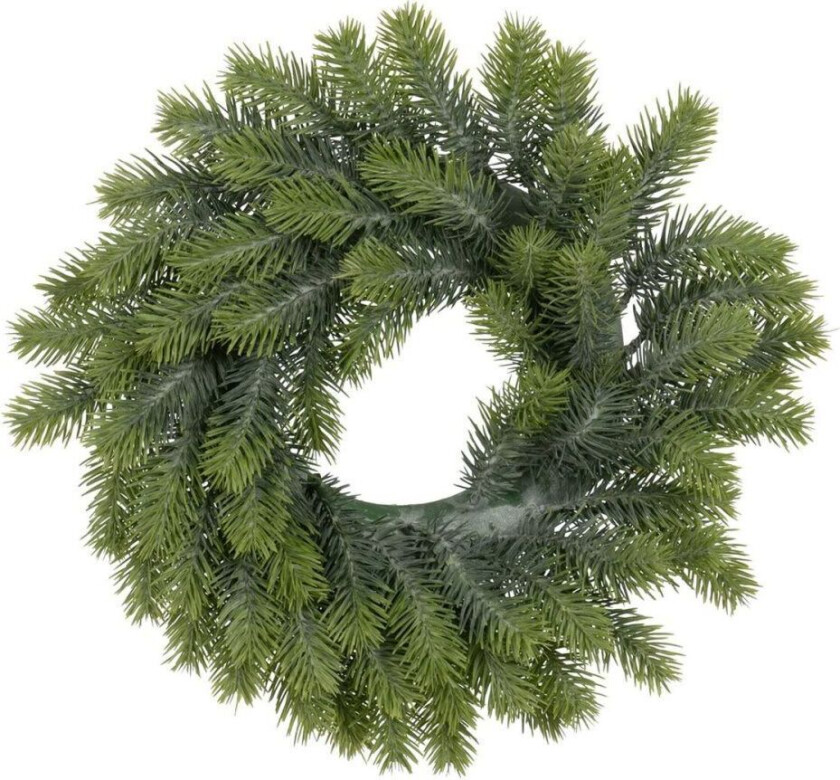 Julekrans Grønn PVC 37 x 37 cm