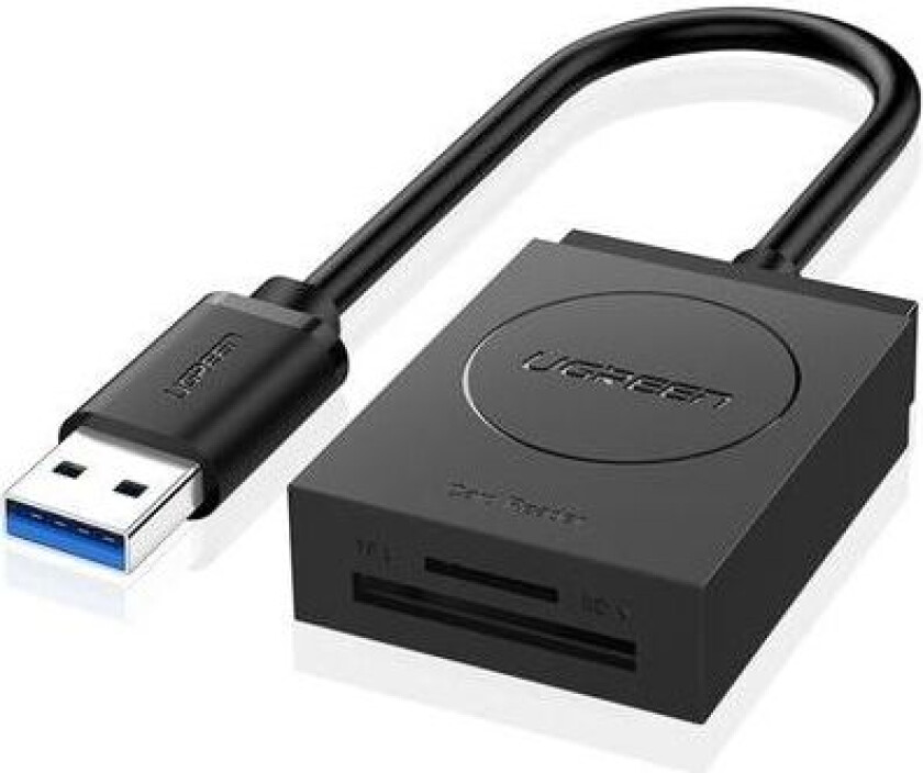 Bilde av UGREEN USB adapter SD card reader, microSD (black)