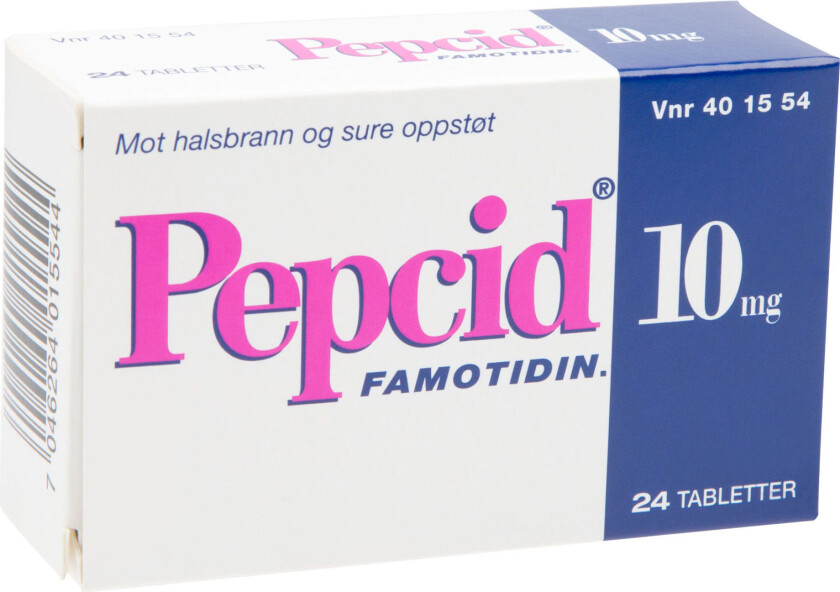 Pepcid Tabletter 10mg, 24 stk.