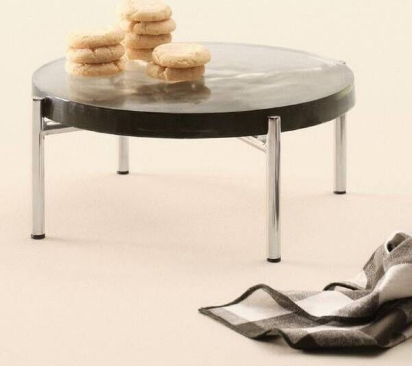 ESSENCE serveringsfat diameter 33 cm Transparent/sølv