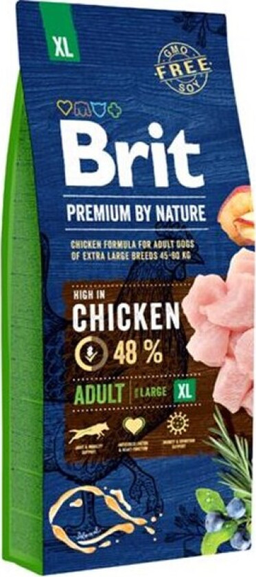 Brit Premium By Nature Adult XL (15kg)