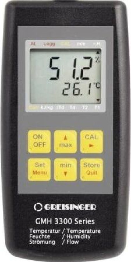 GMH 3331 Luftfugtighedsmåler (hygrometer) 0 % rF 100 % rF