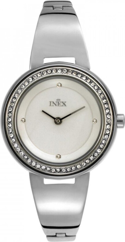 Inex Ladies Silver/Mother of Pearl A69422S4KV - Kvarts - Sølv - Dameklokker - Rustfritt stål - ledd m/pin - Mineral