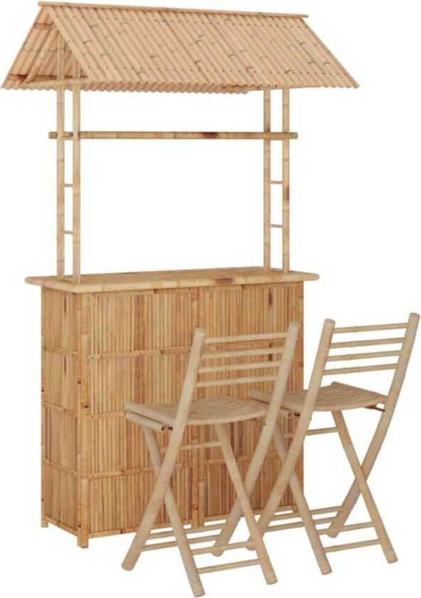 Barsett i bambus - 3 deler