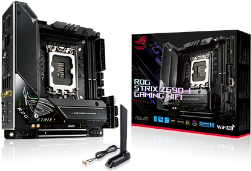 Asus Rog Strix Z690-i Gaming Wifi Ddr5 Mini-itx Hovedkort