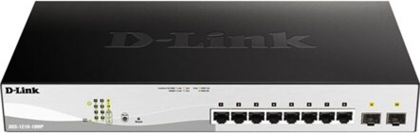 DGS 1210-10MP 10-Port Gigabit Smart Managed PoE Switch