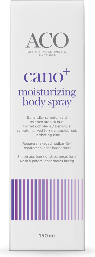 Cano+ Moisturizing Body Spray, 150 ml