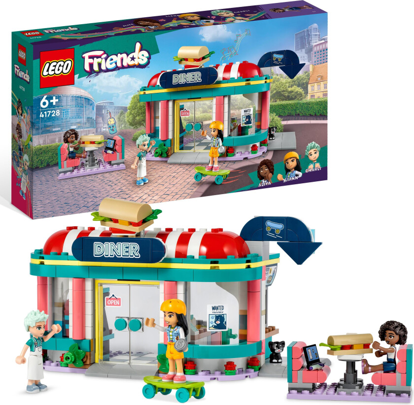 Lego Friends - Diner I Sentrum Av Heartlake 41728