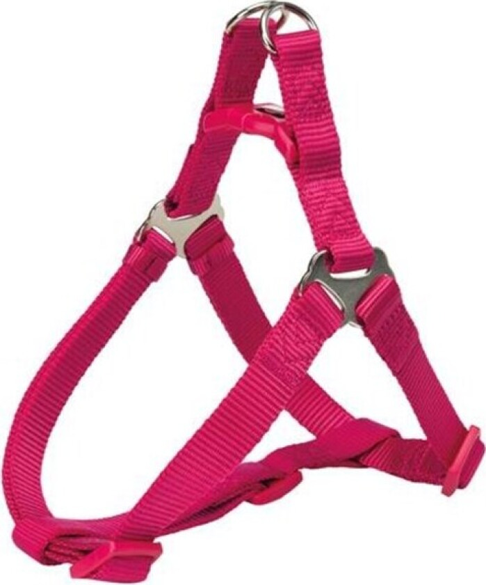 Premium One Touch harness XS-S: 30-40 cm/10 mm fuchsia