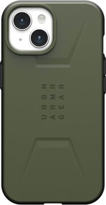 iPhone 15 CIVILIAN Series Deksel - MagSafe Kompatibel - Olive