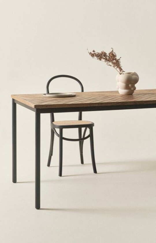 spisebord 90x175 cm Svart