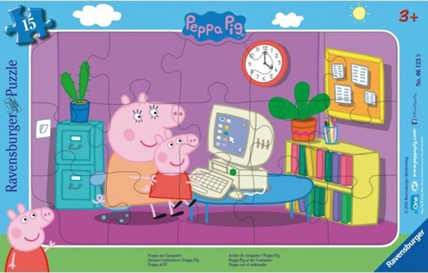 Puslespill 15 Peppa Pig