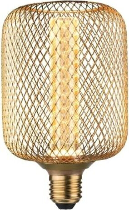 29085 LED (RGB)-lamp E27 Cylinder Spiral 4.2 W Guld (Ø x H) 100 mm x 162 mm 1 stk