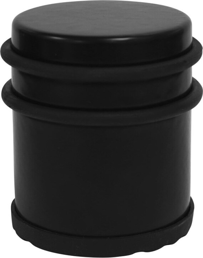Dørstopper løs Ø62x75 mm 1 kg - mattsvart