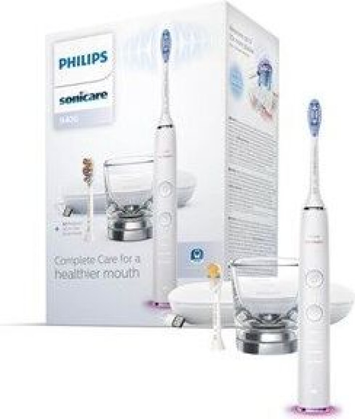 Bilde av Sonicare DiamondClean Smart 9400 HX9917 - Tannbørste - hvit