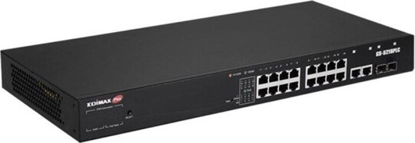 18 Port Gigabit PoE Switch 2 RJ45/2 SFP com