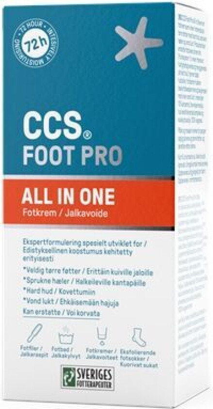 Ccs Foot Pro All In One Fotkrem  100ml