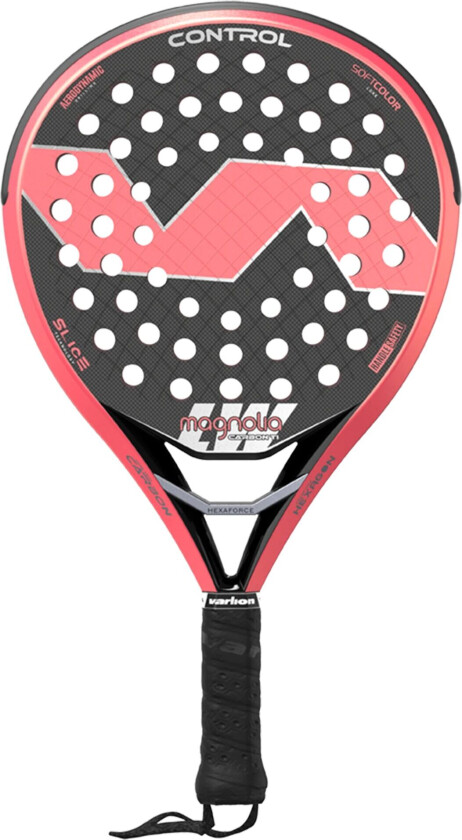 Adv Lw Carbon Ti Magnolia, padelracket Black/Pink