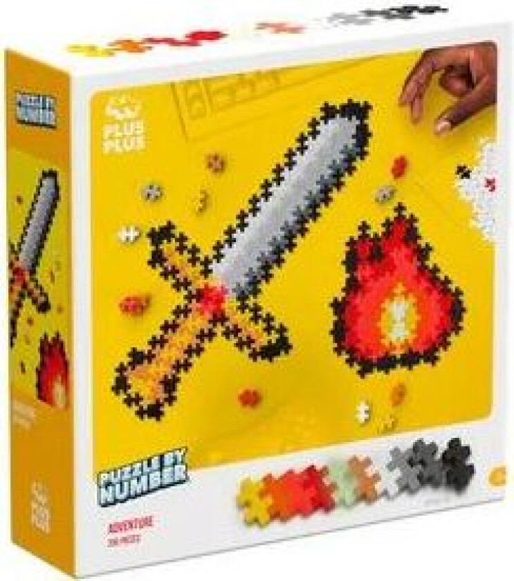 Plus-Plus Puzzle By Number Adventure 250pcs