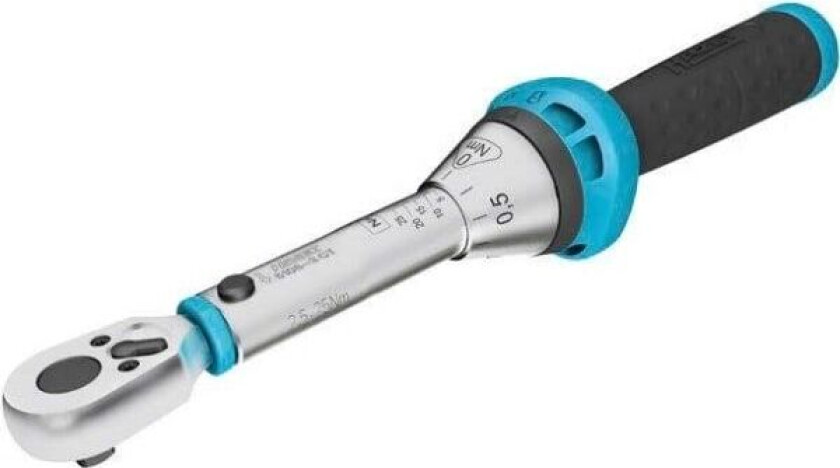 HAZET 5108-3CT, Skrallenøkkel, Mekanisk, 1/4, 2,5 - 25 Nm, 3%, Black,Blue