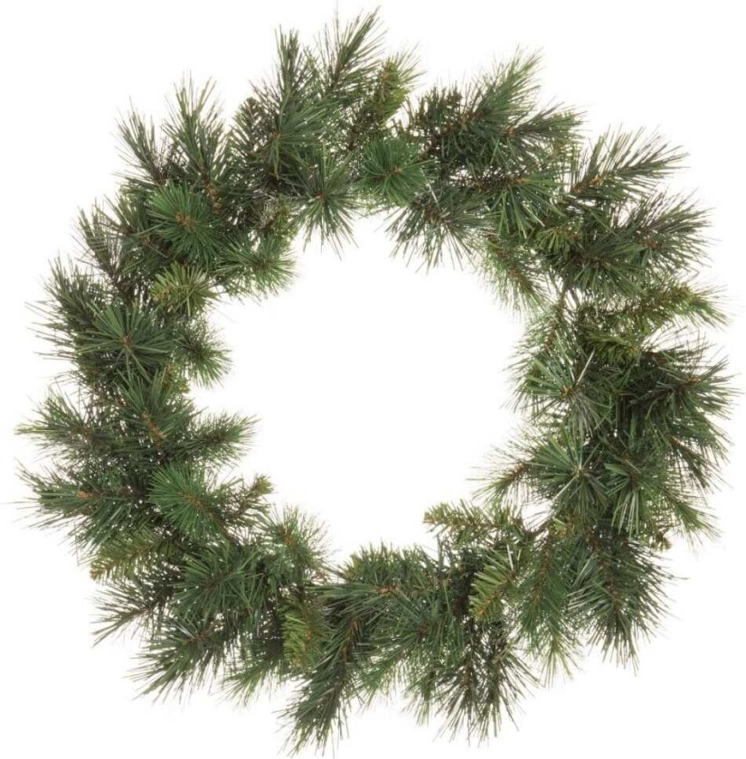 Julekrans Grønn PVC 50 x 50 cm